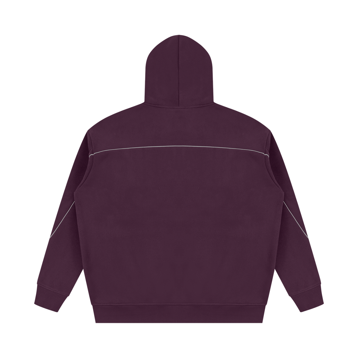 Men's BLW Oversized Piping Fleece Hoodie/flow collection “calm under pressure”