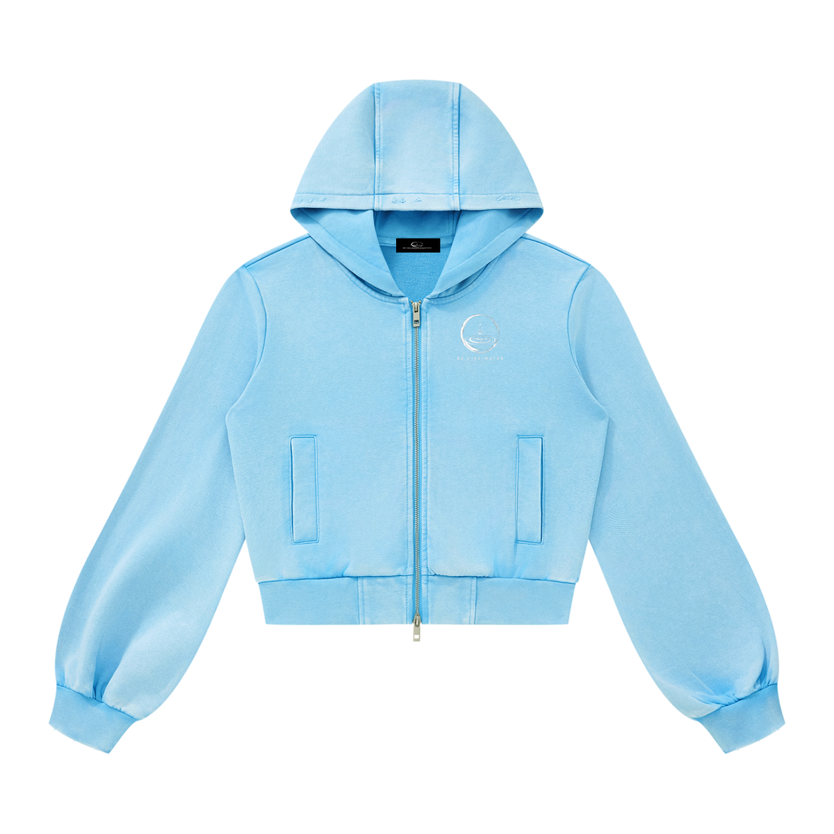 Women’s BLW Vintage Wash Full Zip Hoodie/flow collection “calm under pressure”