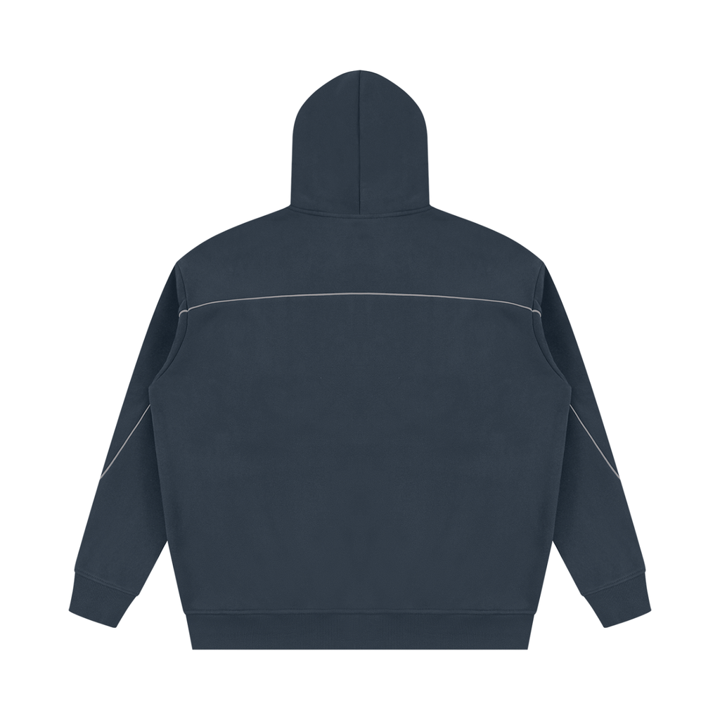 Men's BLW Oversized Piping Fleece Hoodie/flow collection “calm under pressure”