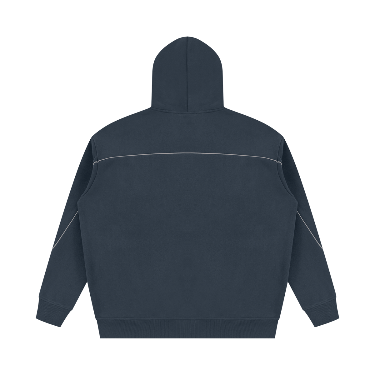 Men's BLW Oversized Piping Fleece Hoodie/flow collection “calm under pressure”