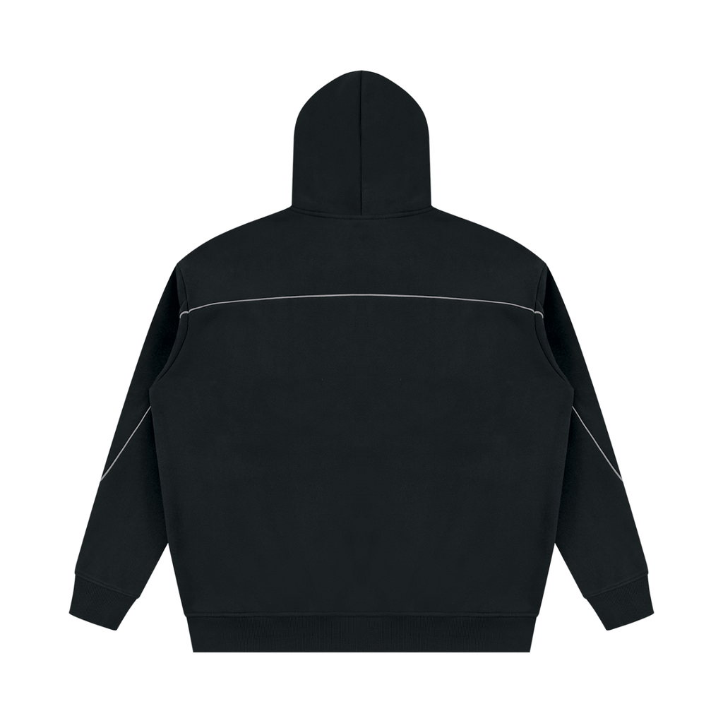 Men's BLW Oversized Piping Fleece Hoodie/flow collection “calm under pressure”