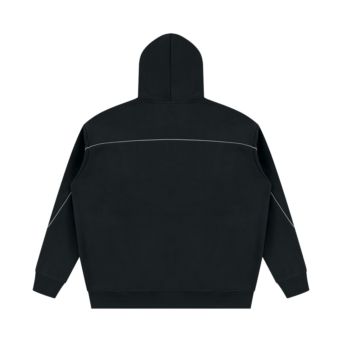 Men's BLW Oversized Piping Fleece Hoodie/flow collection “calm under pressure”