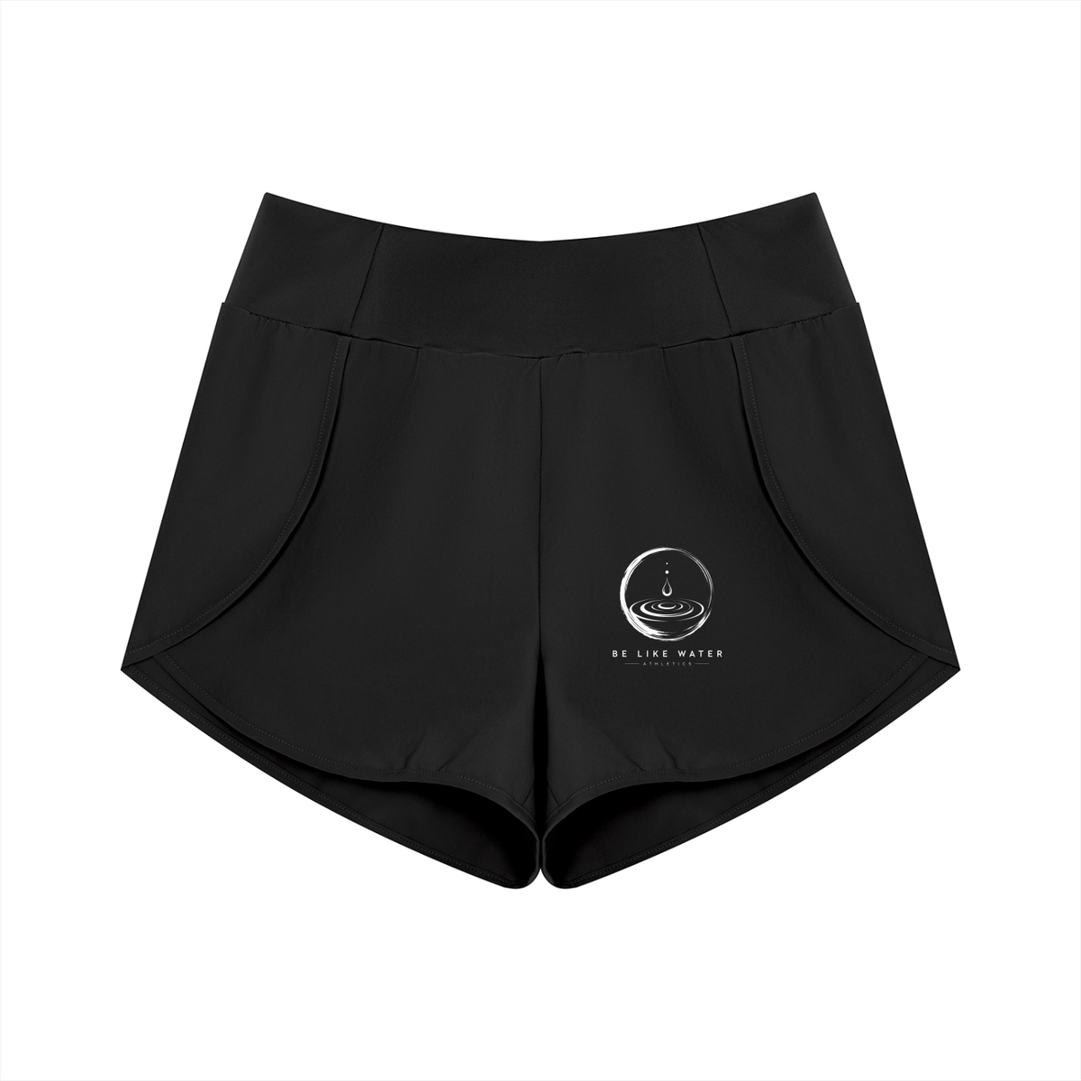Women's BLW High Rise Yoga Shorts/flow collection “calm under pressure”