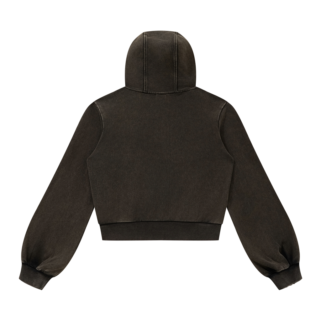 Women’s BLW Vintage Wash Full Zip Hoodie/flow collection “calm under pressure”