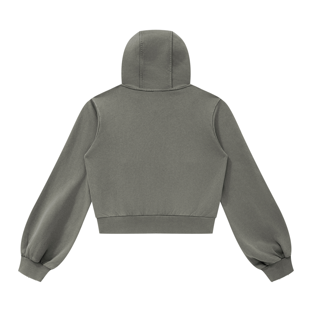 Women’s BLW Vintage Wash Full Zip Hoodie/flow collection “calm under pressure”