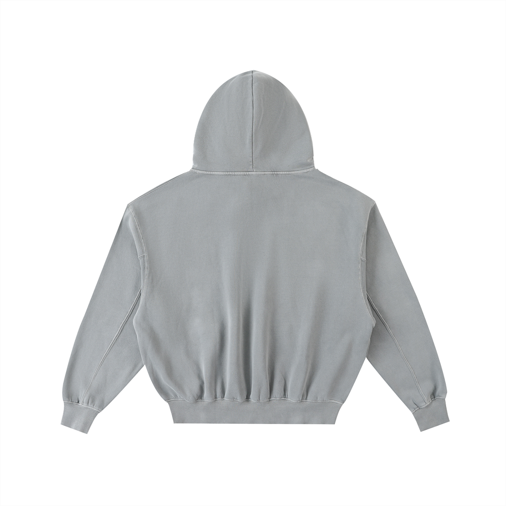 Men’s BLW Frayed Enzyme Washed Fleece Hoodie/flow collection “calm under pressure”