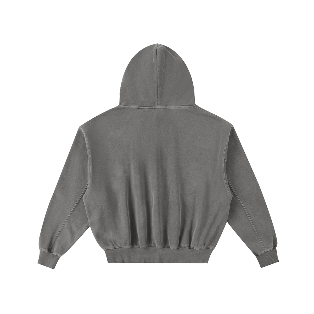 Men’s BLW Frayed Enzyme Washed Fleece Hoodie/flow collection “calm under pressure”