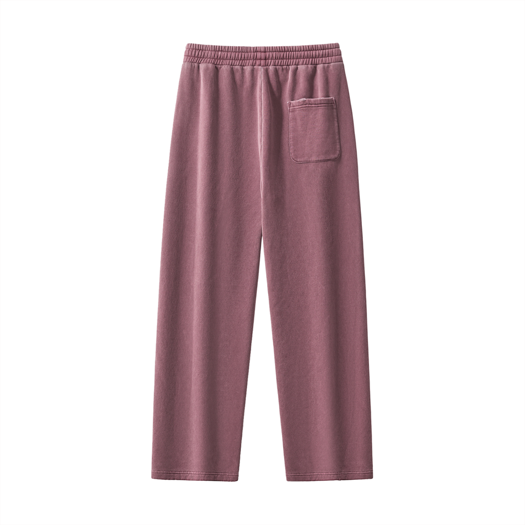 Men’s BLW Frayed Enzyme Washed Fleece Sweatpants/flow collection “calm under pressure”