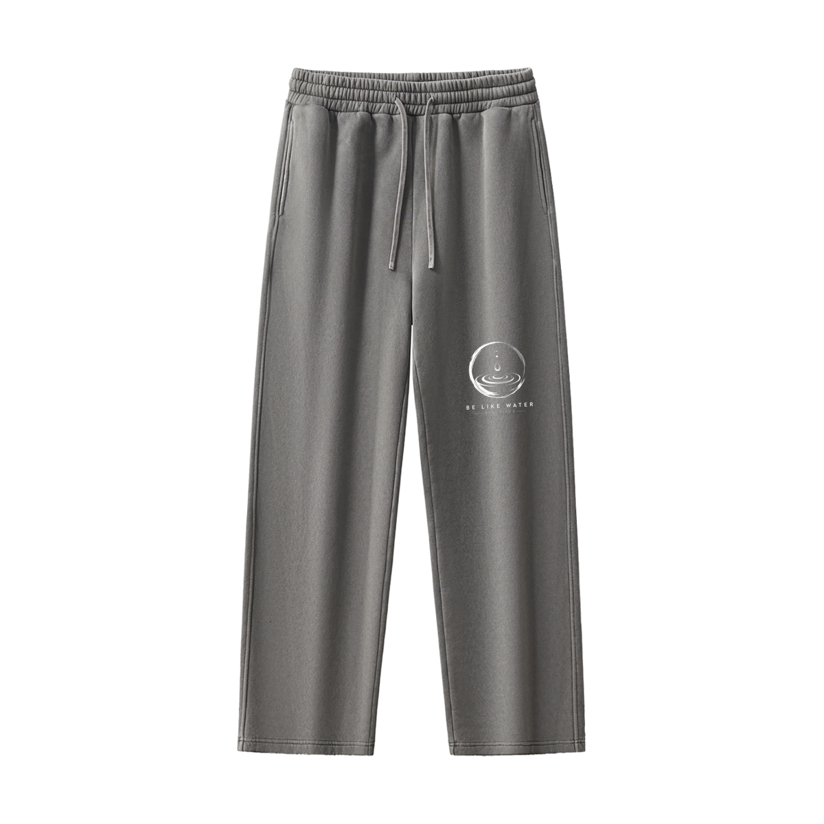 Men’s BLW Frayed Enzyme Washed Fleece Sweatpants/flow collection “calm under pressure”