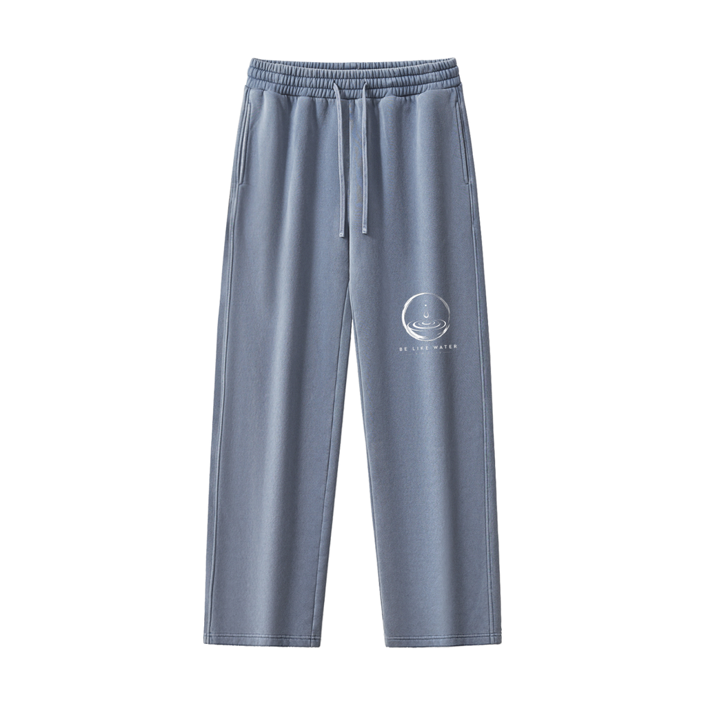 Men’s BLW Frayed Enzyme Washed Fleece Sweatpants/flow collection “calm under pressure”