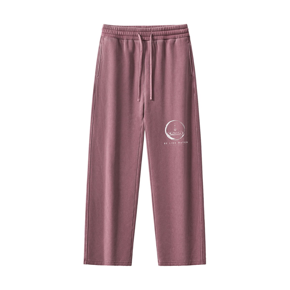 Men’s BLW Frayed Enzyme Washed Fleece Sweatpants/flow collection “calm under pressure”