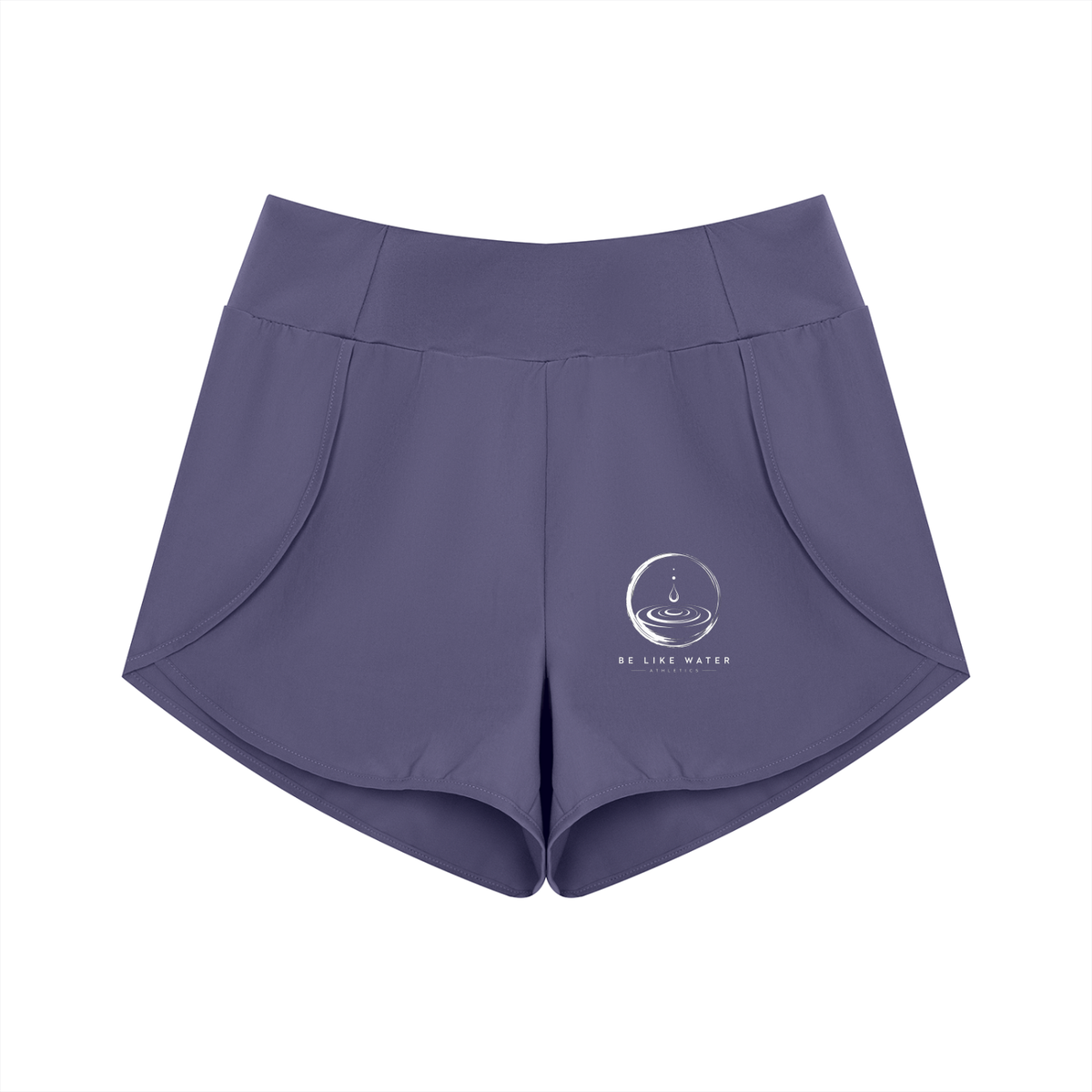 Women's BLW High Rise Yoga Shorts/flow collection “calm under pressure”