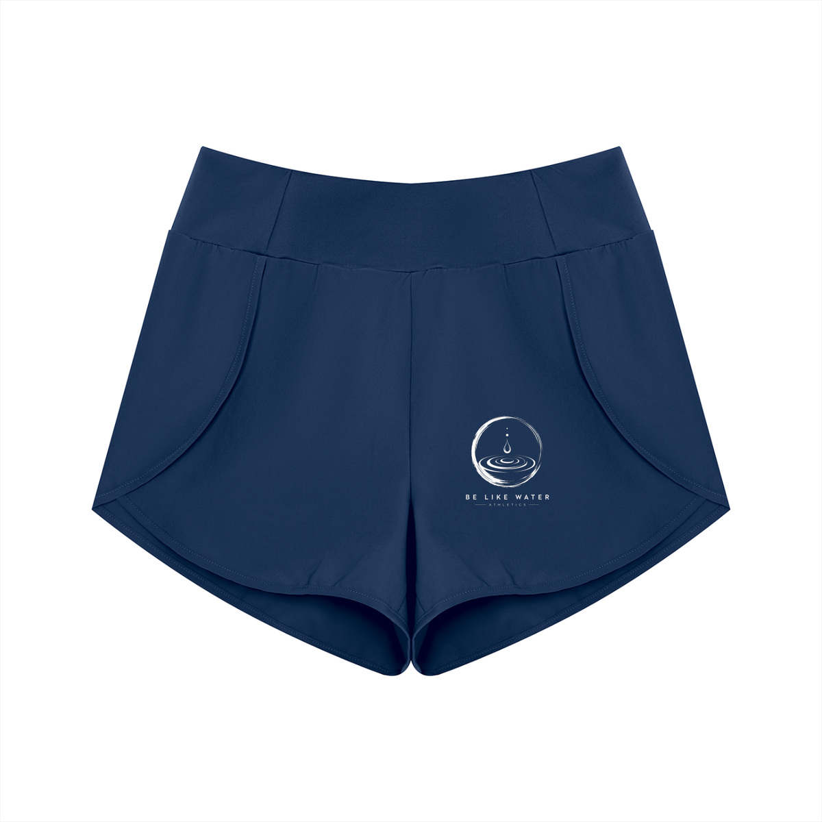Women's BLW High Rise Yoga Shorts/flow collection “calm under pressure”
