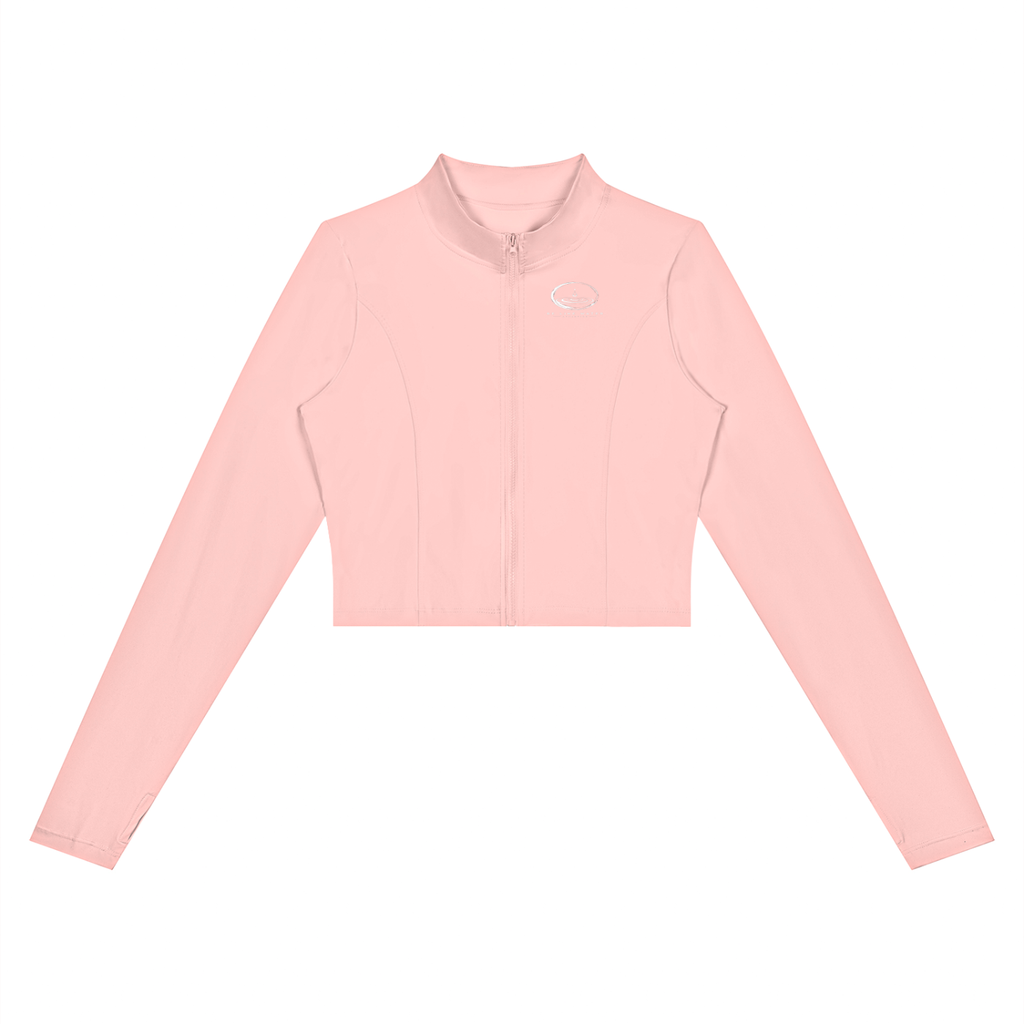 Women’s BLW Crop Yoga Sports Jacket/flow collection “calm under pressure”