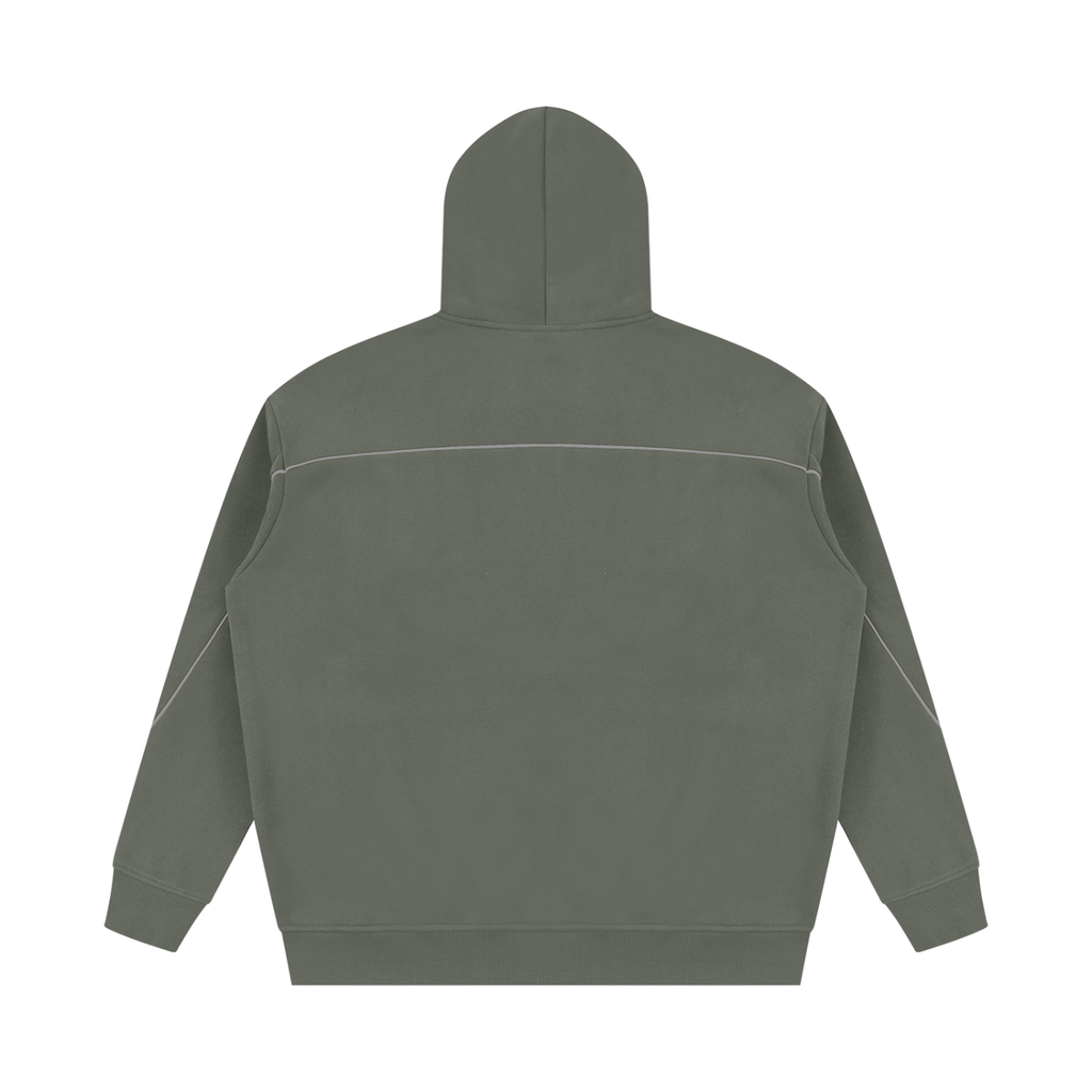 Men's BLW Oversized Piping Fleece Hoodie/flow collection “calm under pressure”