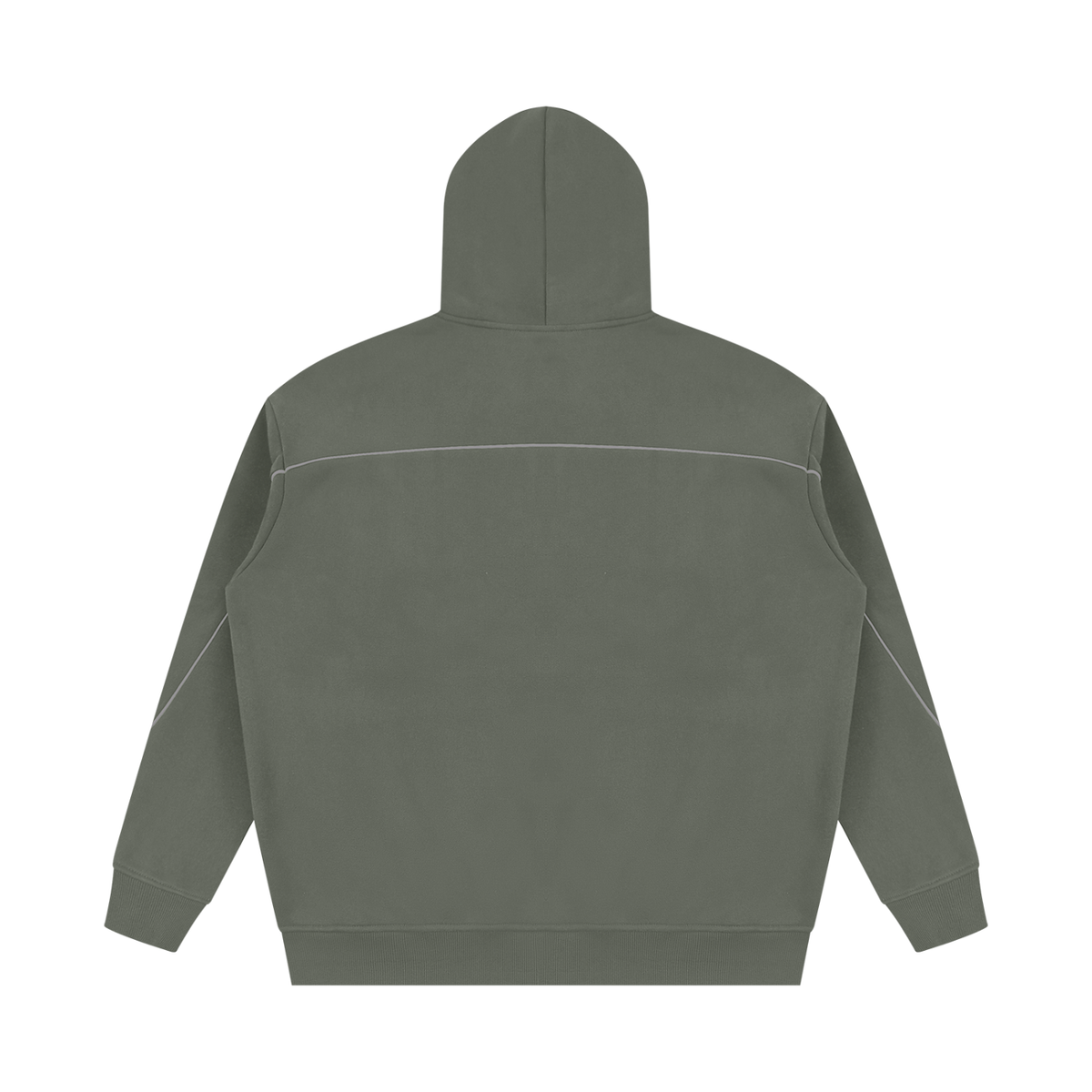 Men's BLW Oversized Piping Fleece Hoodie/flow collection “calm under pressure”