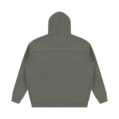 Men's BLW Oversized Piping Fleece Hoodie/flow collection “calm under pressure”